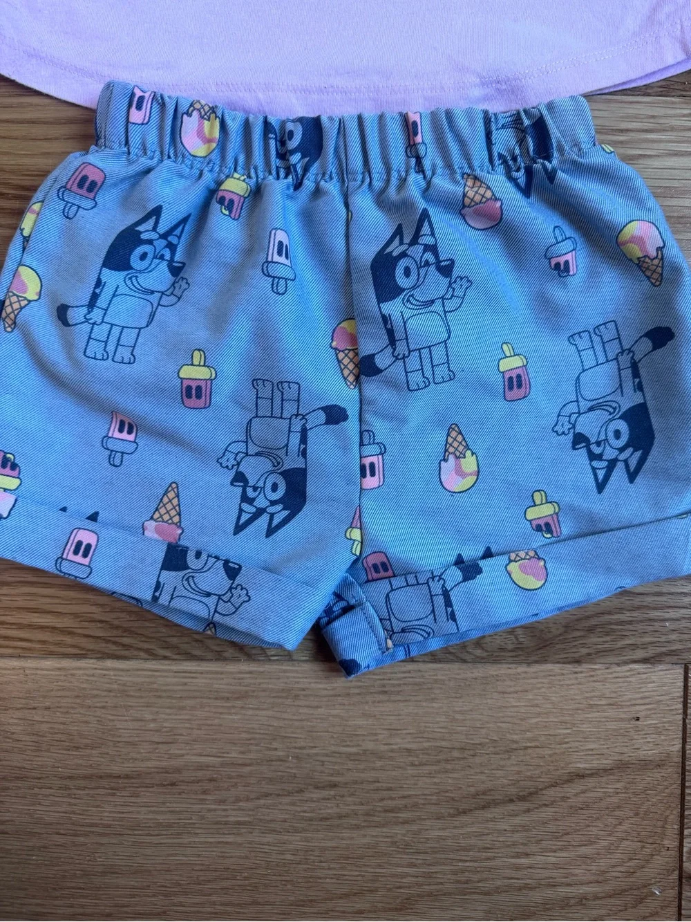 Girls Bluey Ice Cream Outfit